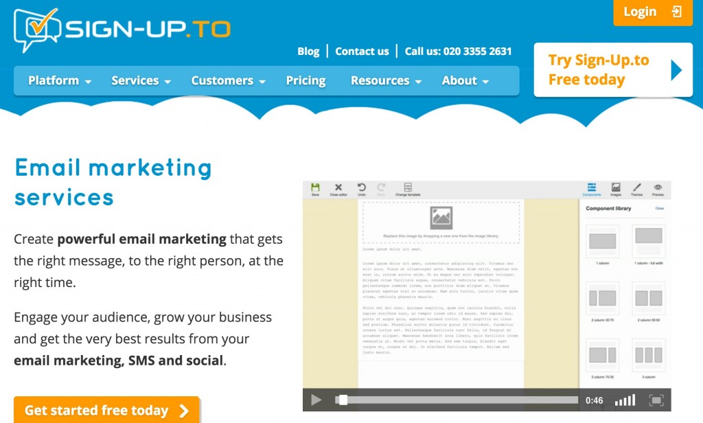 Sign-Up.to email marketing service