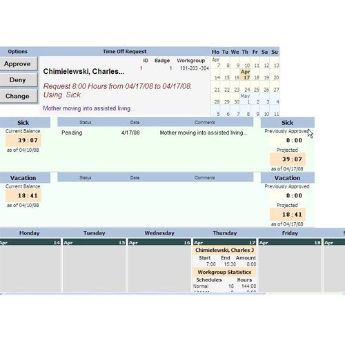 Attendance Enterprise time management software