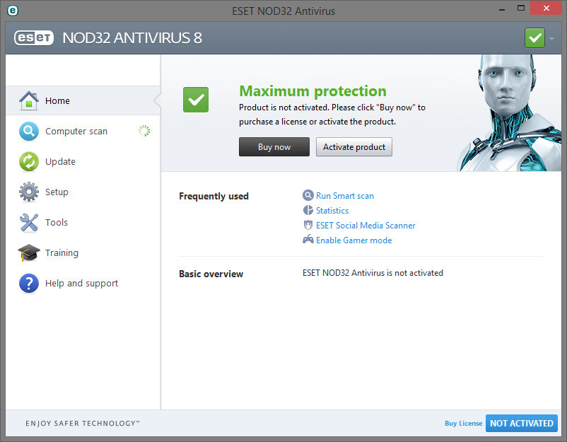Eset NOD32 Antivirus has many hidden advanced features beyond its clean interface.