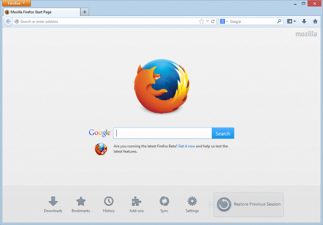 Firefox Windows XP