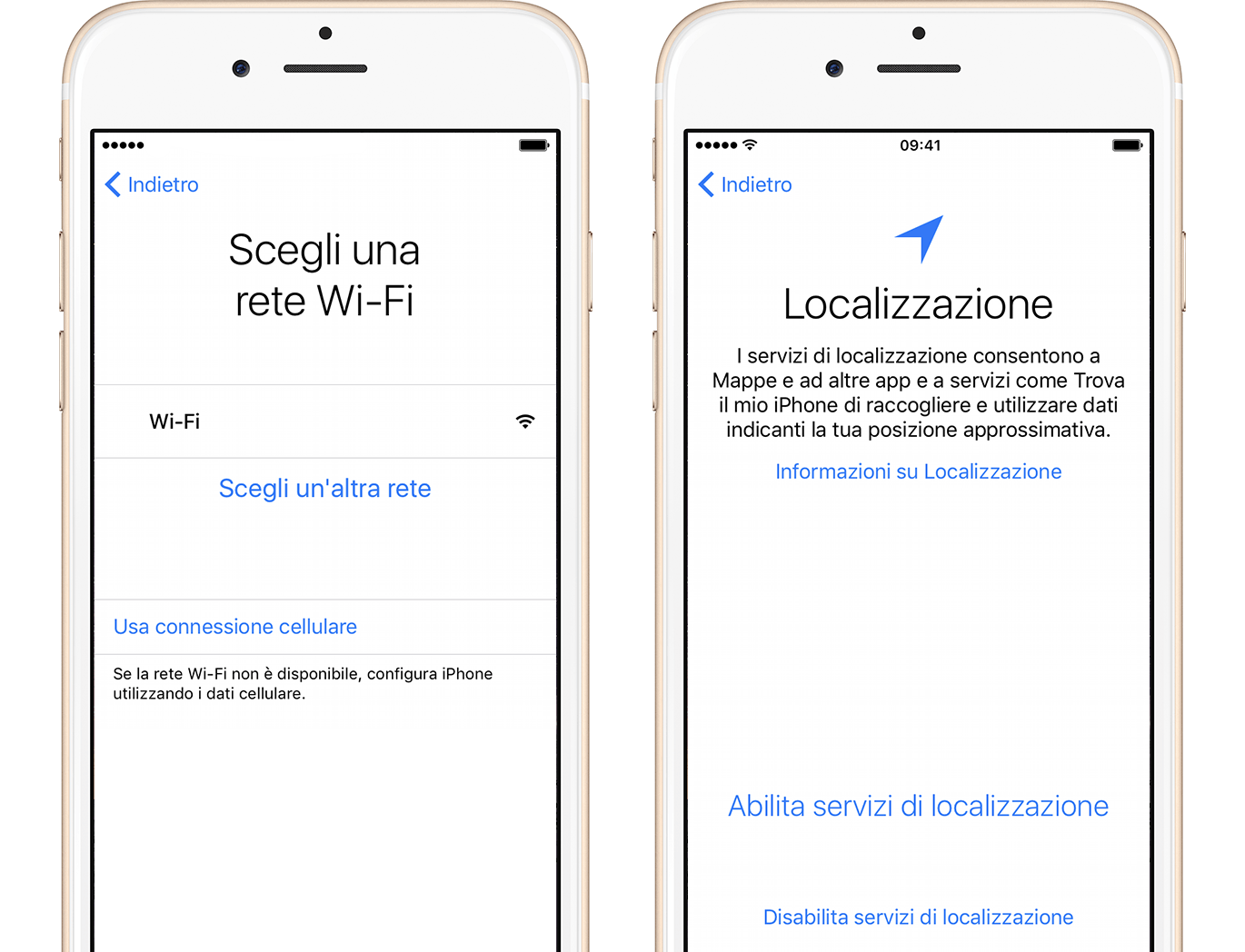 come configurare iPhone