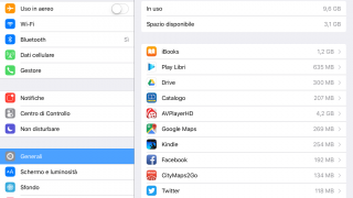 come liberare spazio su iOS
