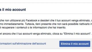 Facebook elimina account