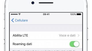 traffico dati cellulare iphone
