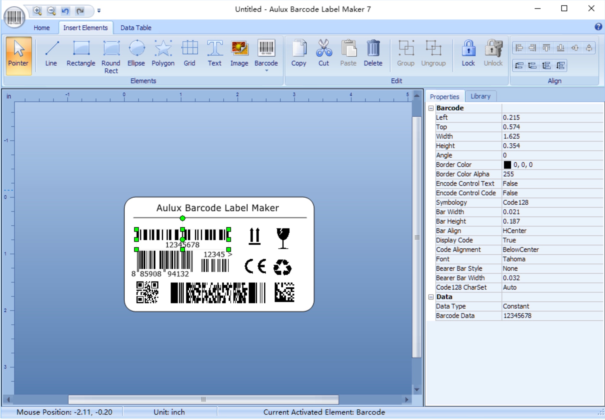 Aulux Barcode Label Maker