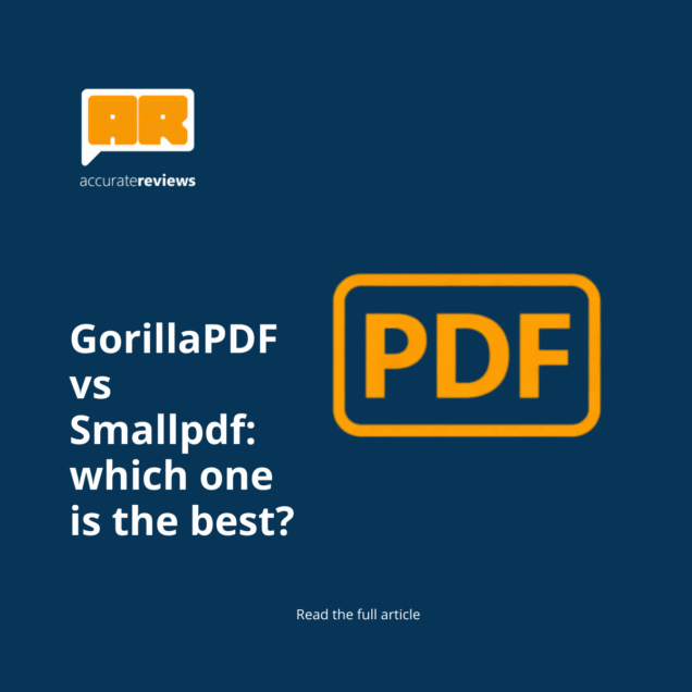 GorillaPDF vs Smallpdf: which one is the best?
